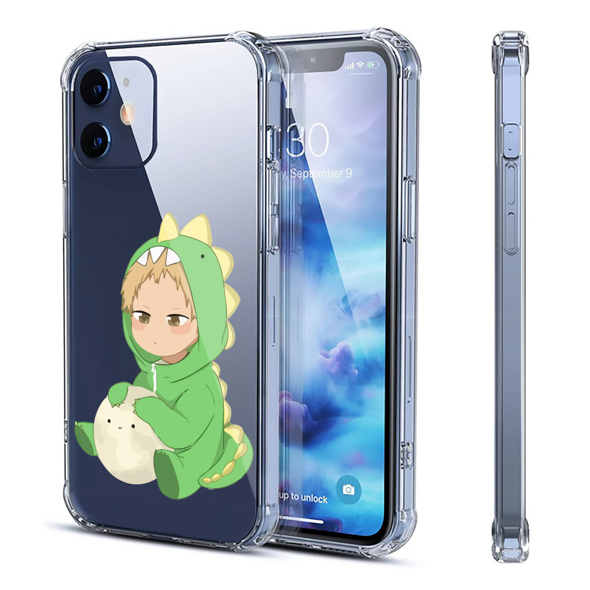 （画像用） ハイキュー!! Haikyu!! 【iPhone 12シリーズ対応】透明スマホケース（クリアソフトケース）